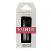 Bohin 00936
 Embroidery Big Eye Needles Size 24